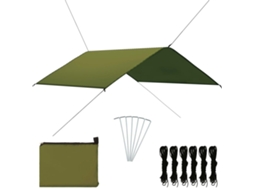 Vidaxl Lona De Exterior 4x4 M Verde