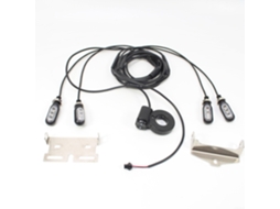 Kit De Farol E Luz Freio Para Bicicleta Elétrica 12v Com Piscas