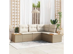 Vidaxl Conjunto De Sofá De Jardim 4 Unid. 4-número De Lugares