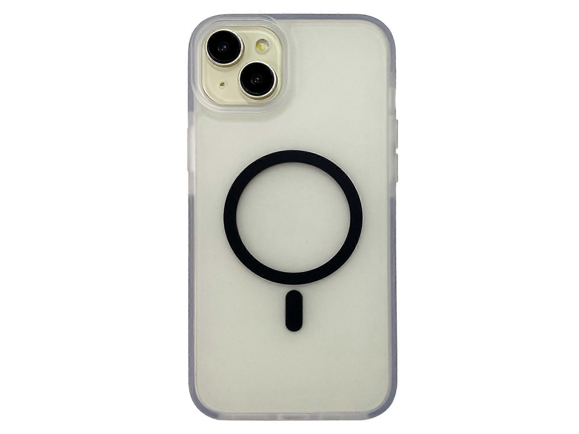 Capa Para Iphone 13 Compatível Com Magsafe Tpupc Translúcida Fosca, Preta