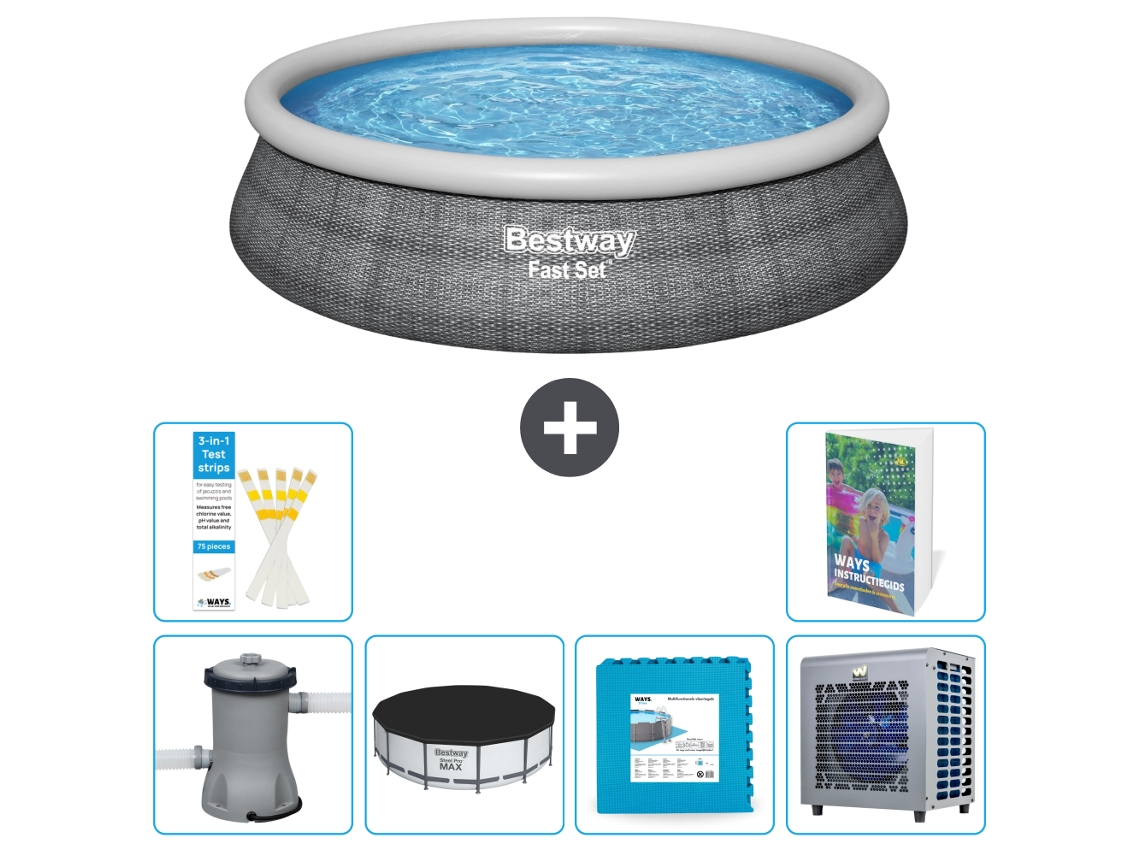 Bestway Piscina Bestway Fast Set Redonda - 457x84 Cm - 7-peças S290
