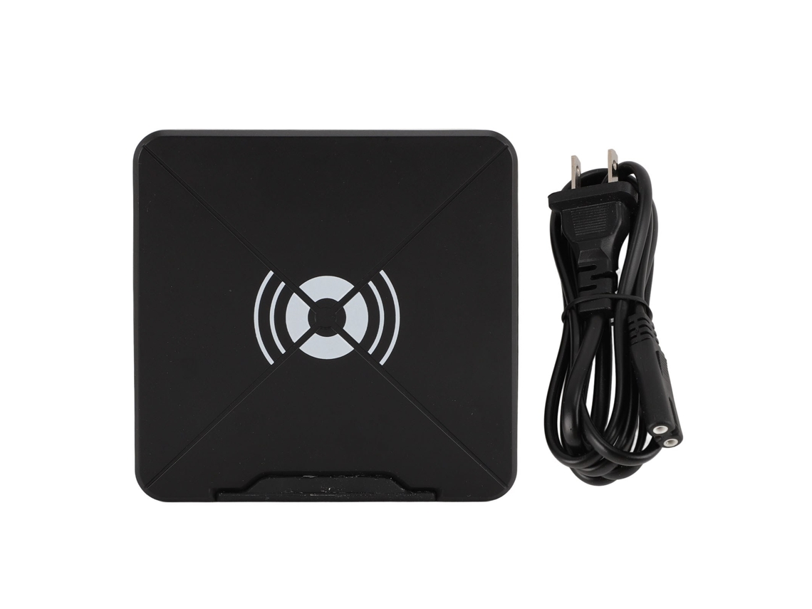 Aetheria carregador Usb C Pd75w Qc3.0 com 5 Portas e Carregamento Sem Fio, Hub de Carregamento Station Us Plug