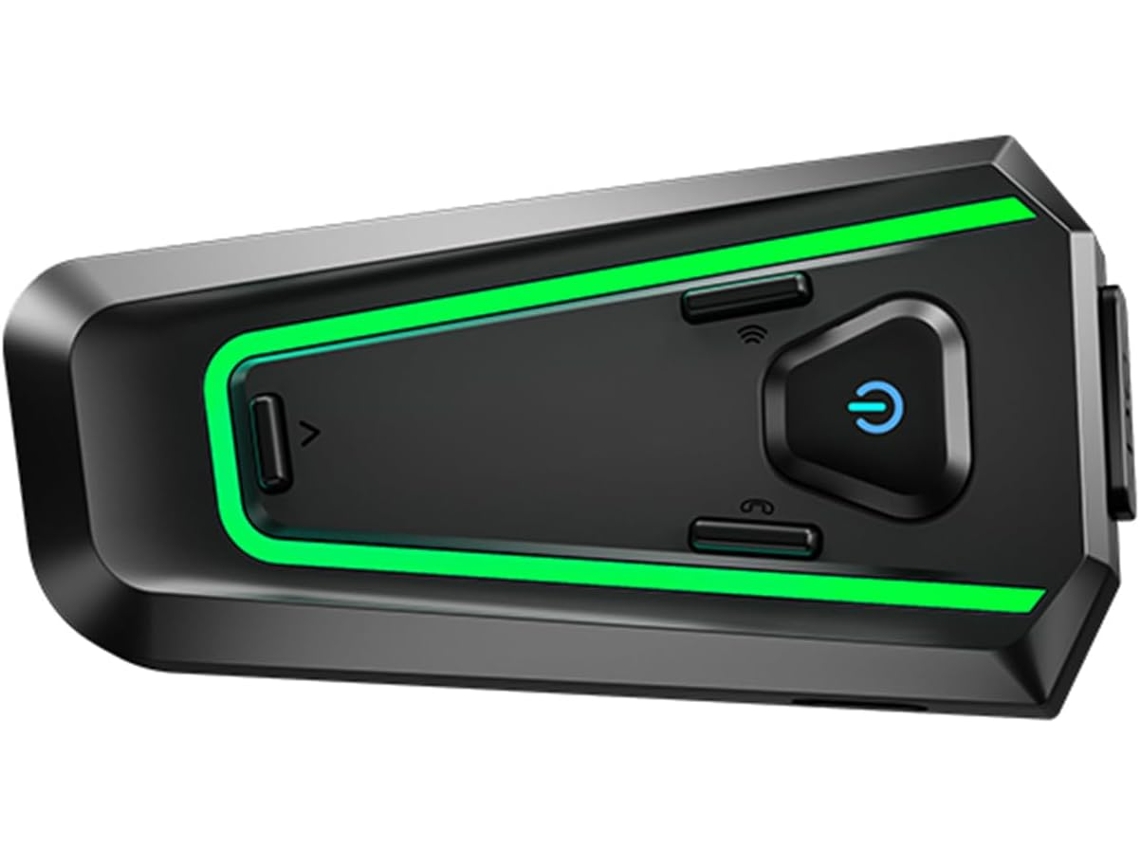 Casque Bluetooth Para Moto Com Bt 5.3, Alto Parleurs 40mm, Aço Ipx7, Microfone Anti-ruído Para Casques