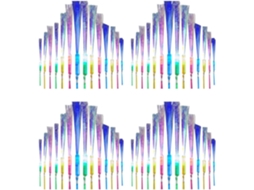 96 varetas de fibra luminosa LED SFUSHOS