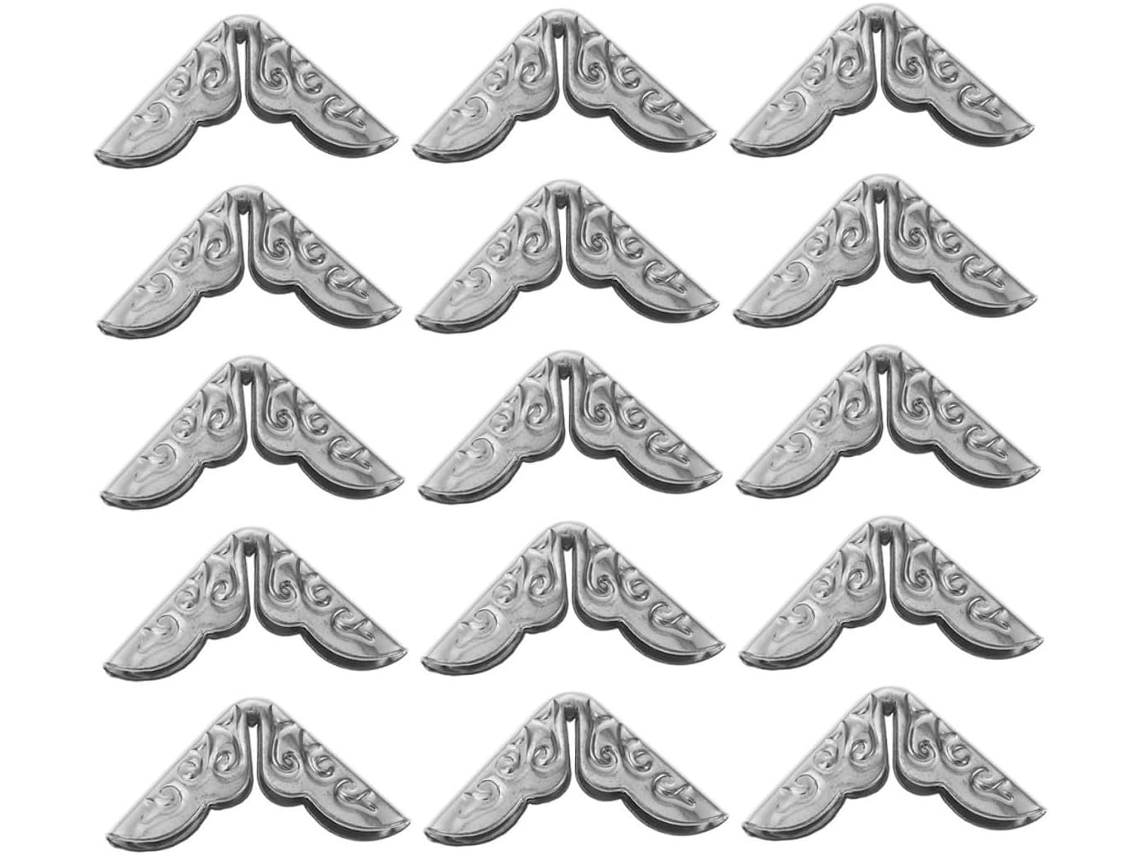 Toyandona 40 Moedas Protegidas Em Metal Vintage 14 Mm Para Álbuns De Fotos E Scrapbooking - 40 Peças Couleur
