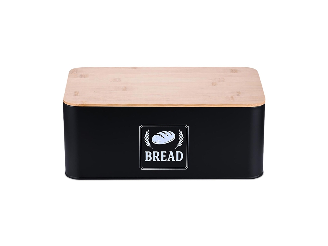 Caixa Para Conservar Pão, Em Bambu, Com Tampa, Para Bancada, Cozinha E Armazenamento Doméstico