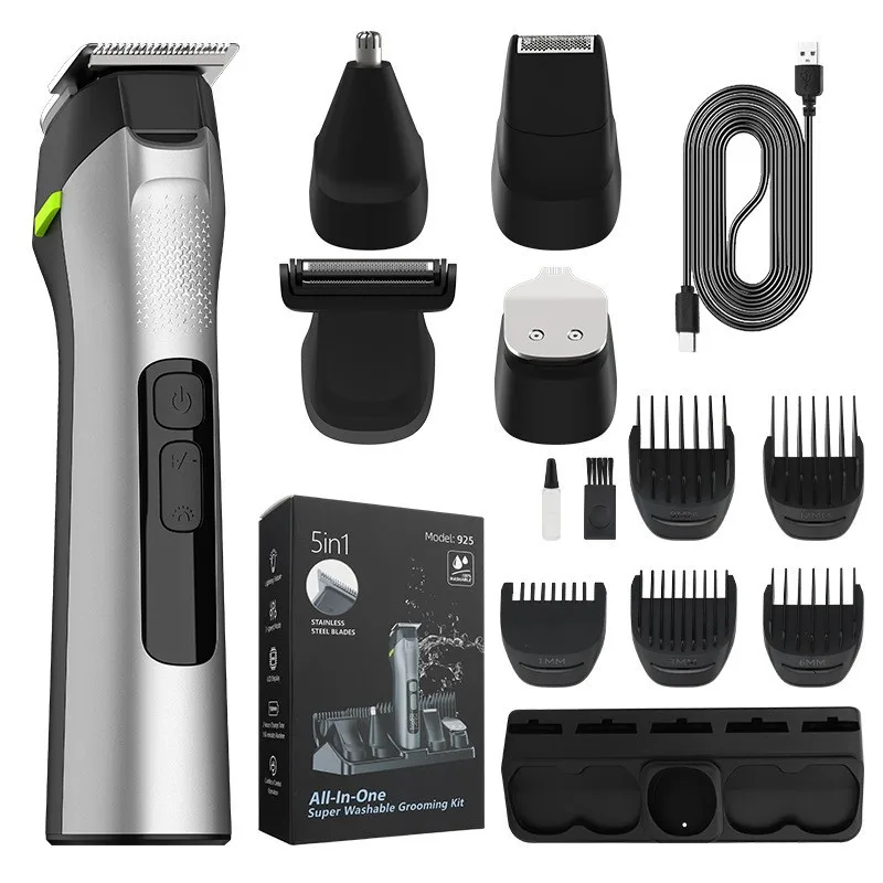 Aparador Facial À Prova D'água, Máquina De Cortar Cabelo À Prova D'água, Aparador De Pelos Do Nariz, Aparador De Precisão Sem Fio