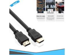 Cabo Hdmi Beisk 3.0m, Suporta Resolução 4k, Conectores Banhados Em Ouro, Conexão De Tvs, Computadores E Consoles De Jogos