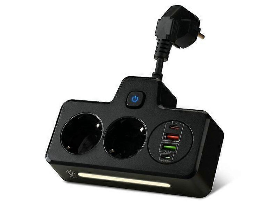 Extensão Elétrica Com Múltiplas Tomadas Para Ligar Todos Os Seus Dispositivos Com Segurança. Olysi Shop