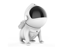 Luz Projetora Musical Astronauta Cão Espacial Bluetooth