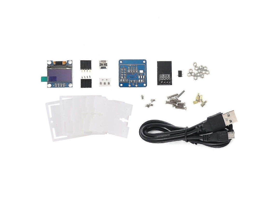 Kit Eletrônico Diy Esp8266, Mini Relógio Com Display Oled, Com Carcaça, Projeto De Solda Diy, Eletrônicos
