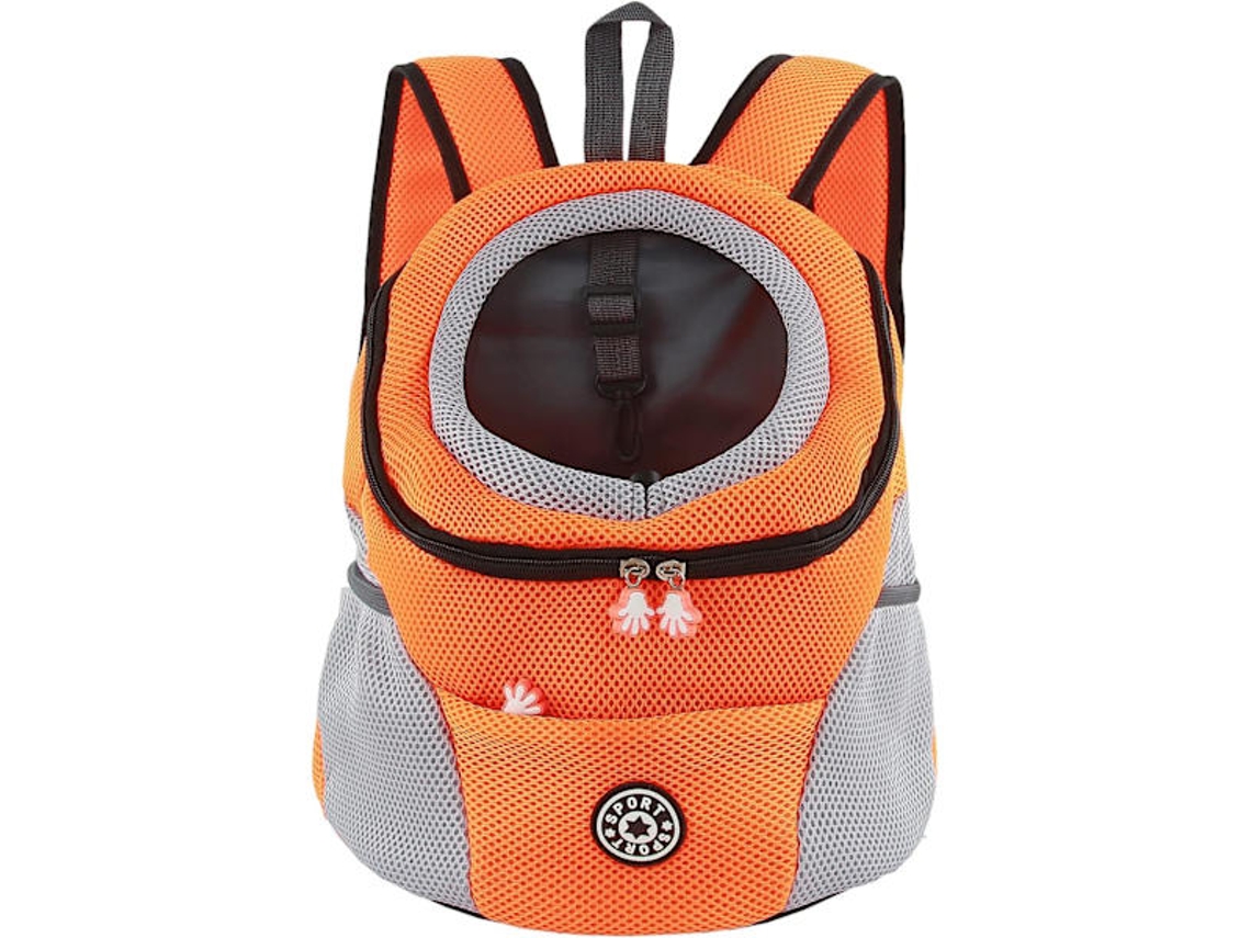 Mochila AQUAFORGE para Animais, Impermeável, Fundo, Viagens Aéreas, Tamanho P, Laranja
