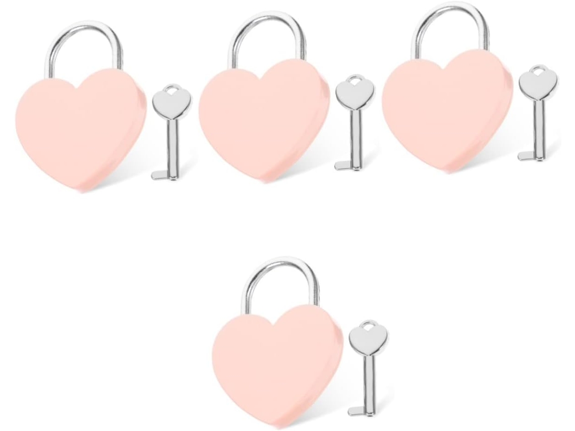 Cadeados Em Formato De Oito Com Chaves E Decoração De Strass Para Uso Doméstico E Profissional Com Acabamento