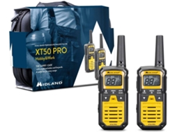 Walkie-Talkie MIDLAND XT50 Pro Hobby and Work (Alcance até 8 km - Laranja)