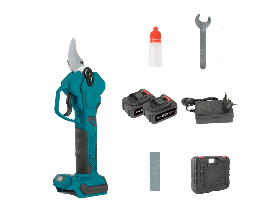 Tesouras De Poda, Motor Sem Escovas, Design Ergonômico, 2 Bateria (10 Células)