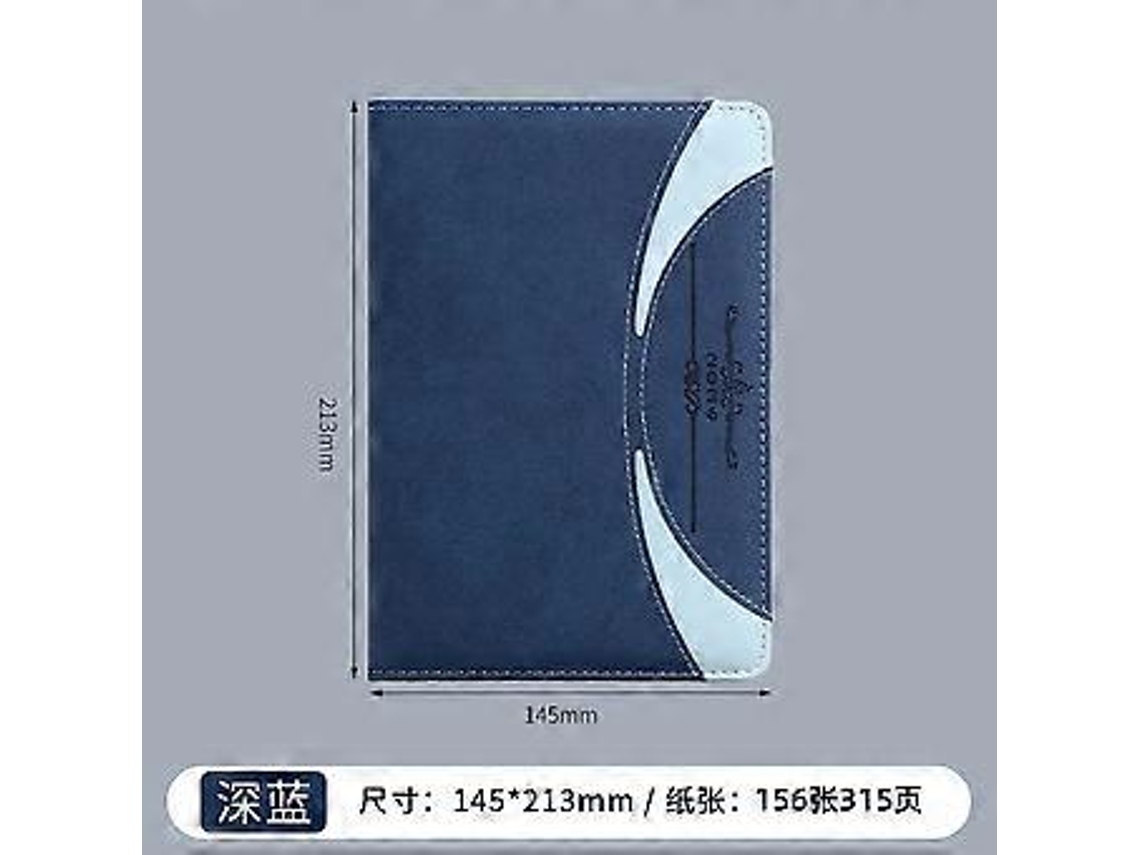 Calendário A5 PU 2026 com marcadores mensais, planejador pessoal, caderno para homens e mulheres, anotações diárias, reuniões e viagens Slowmoose
