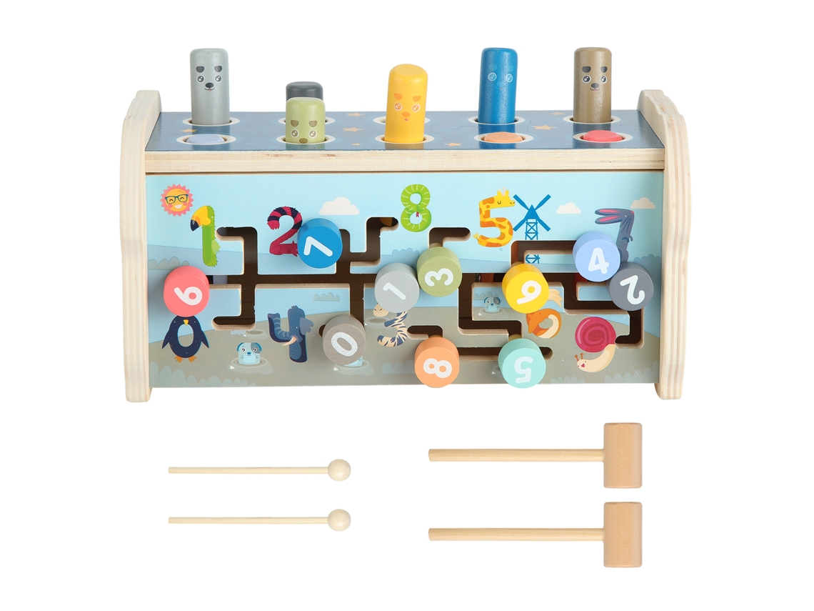 Jogo De Quebra-cabeça Martelar Bater Gopher Brinquedo Pounding