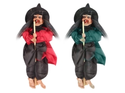 2 Unidades de Pingente de Bruxa para Decorações de Halloween ALLINLESS