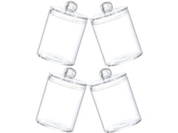 Conjunto GOKOCO 4 Potes Cotonetes