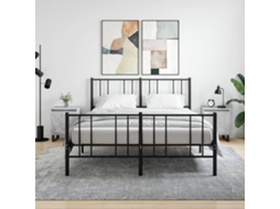 Vidaxl Mesas Cabeceira 2pcs 40x30x50cm Derivados Madeira Cinza-cimento