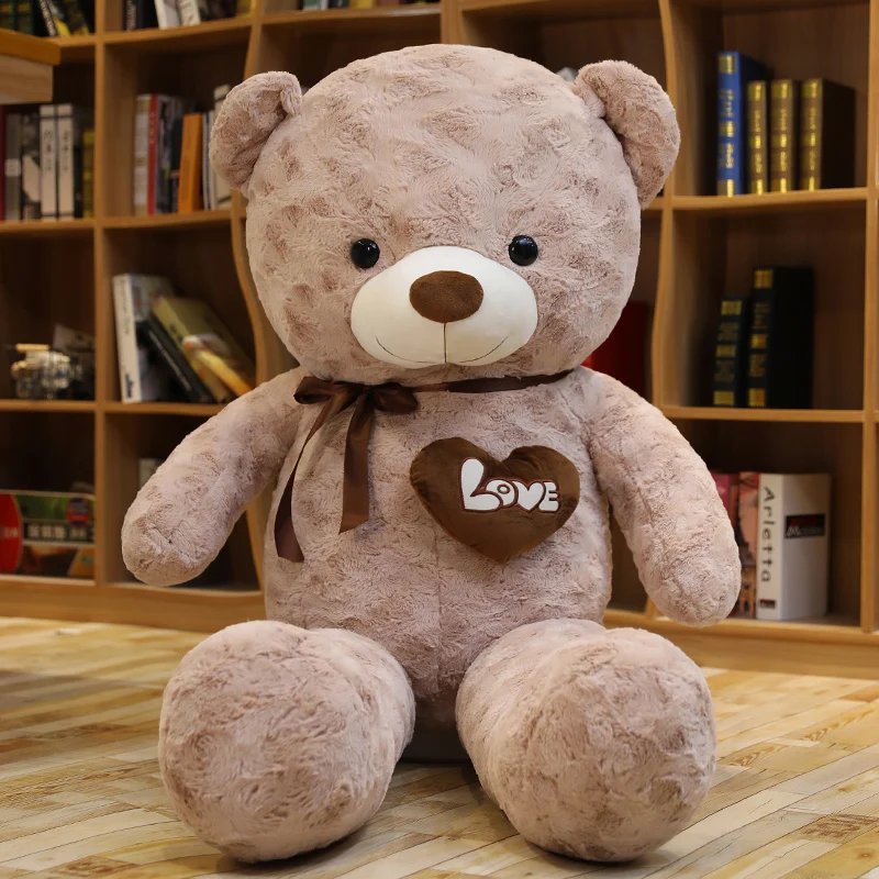 Urso de Pelúcia, Brinquedo de Pelúcia em Formato de Coração, Almofada para Boneca MDUG (estilo A, 60 Cm)