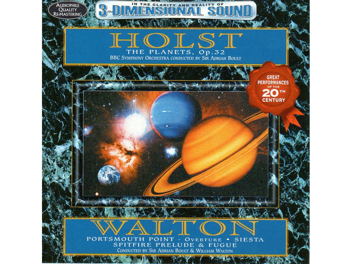 CD Gustav Holst, Sir William Walton - The Planets, Op.32 (1CDs)
