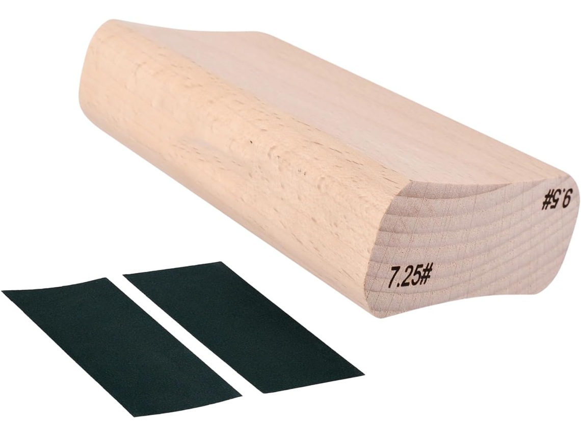 Bloco De Lixa Profissional Para Nivelamento De Guitarras Com Cabo