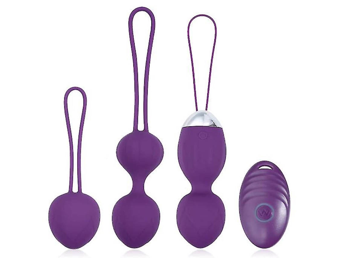 Kegel Ball Kegel Sports Silicone Set Bola Vibratória Com Controle Remoto Presente De Acompanhante Chennnls