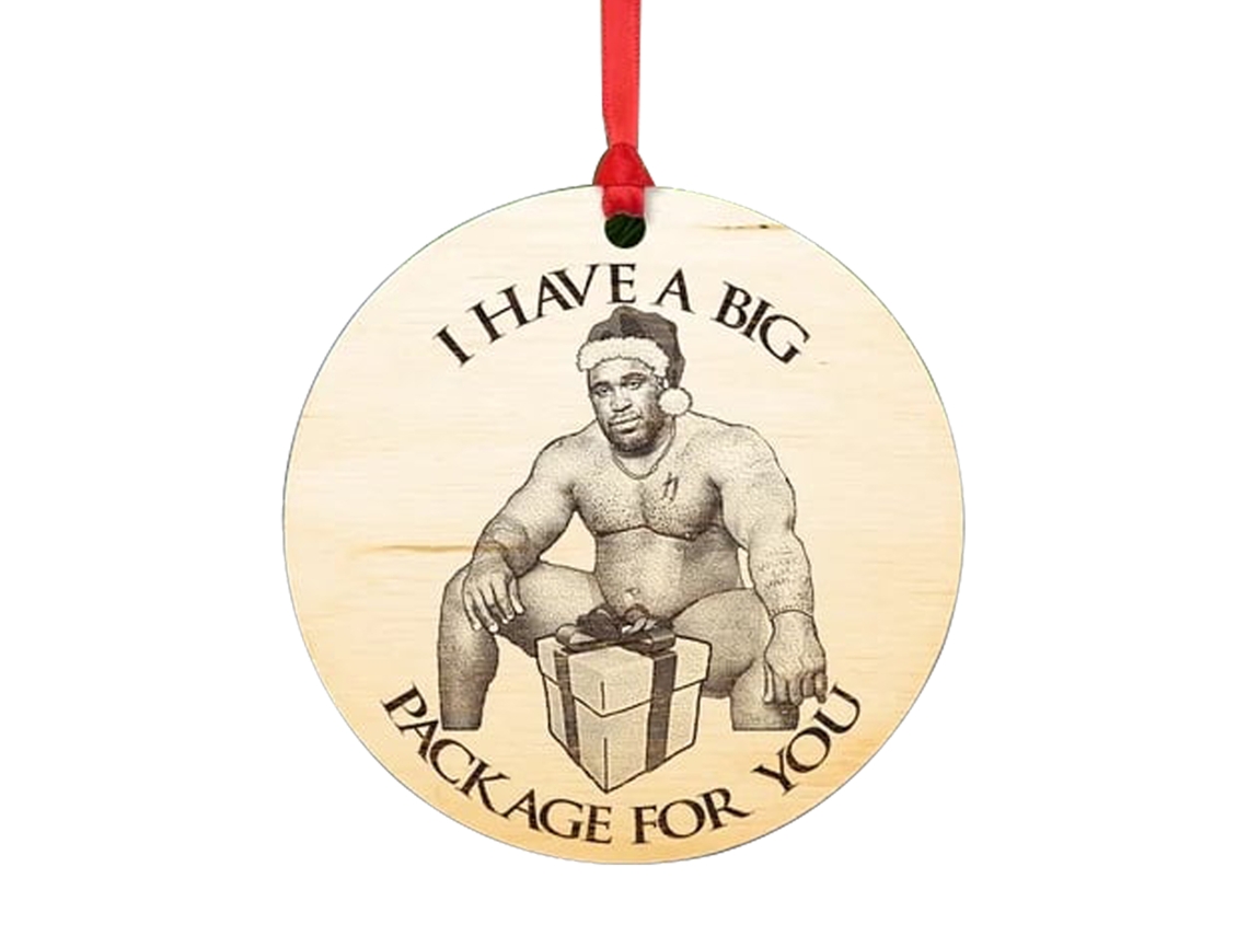 Presente de Natal Santa Claus com Grande Pacote LAXISCREED