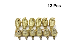 12pcs Grampo De Cabelo Para Pássaros Allinless