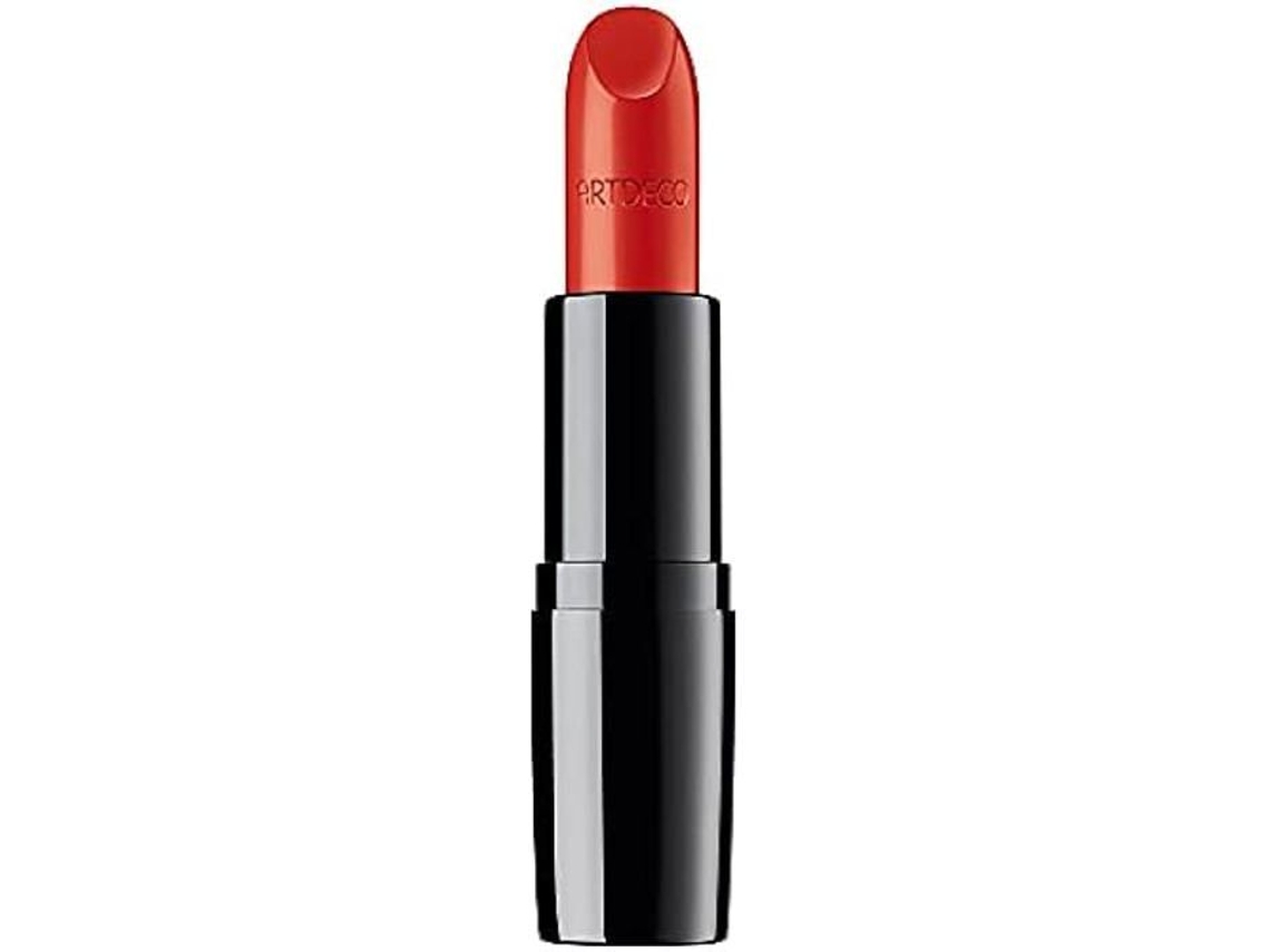 Batom Brilhante De Longa Duração Artdeco Perfect Color Vermelho Apimentado Efeito Volumizador