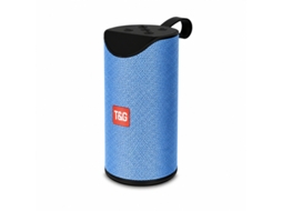 Coluna Bluetooth Portátil Wireless com Alça KIMISO Tg 113 Azul Claro