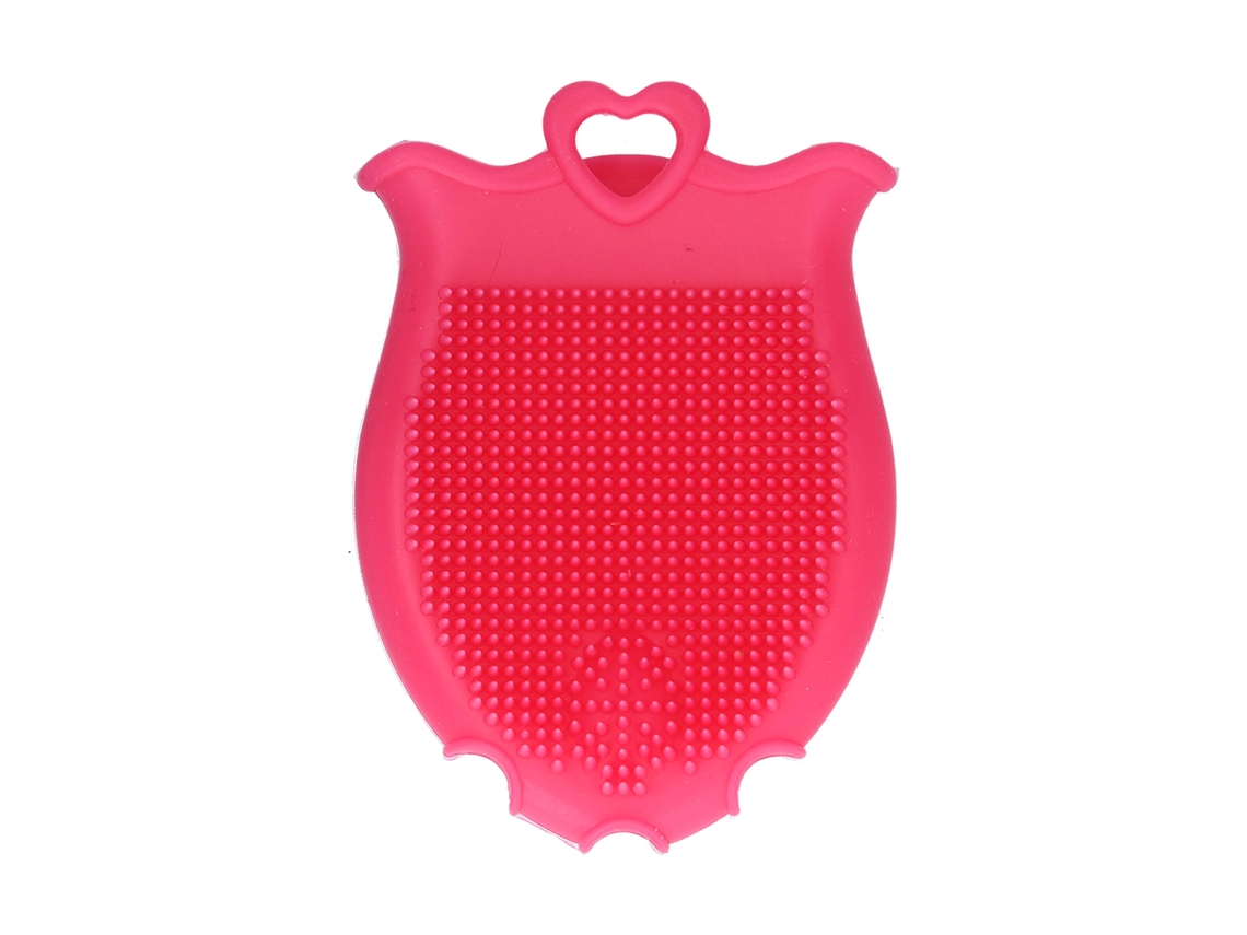 Mali escova de Banho para Bebê Macia com Design Duplo Limpeza e Massagem Cabelo Couro Cabeludo Rosa