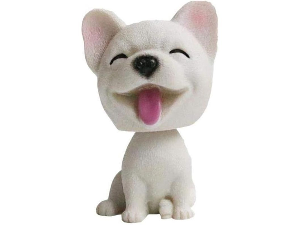 Figura de cachorrinho balançando a cabeça em resina decoração criativa para carro acessório móvel