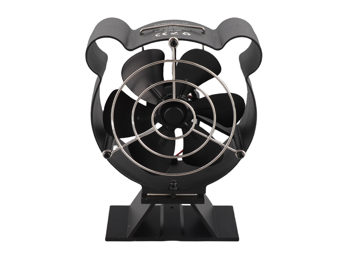 Laxiscreed Ventoinha Para Lareira Mini Com 6 Pás, Energia De Calor, Promove Melhor Circulação De Calor