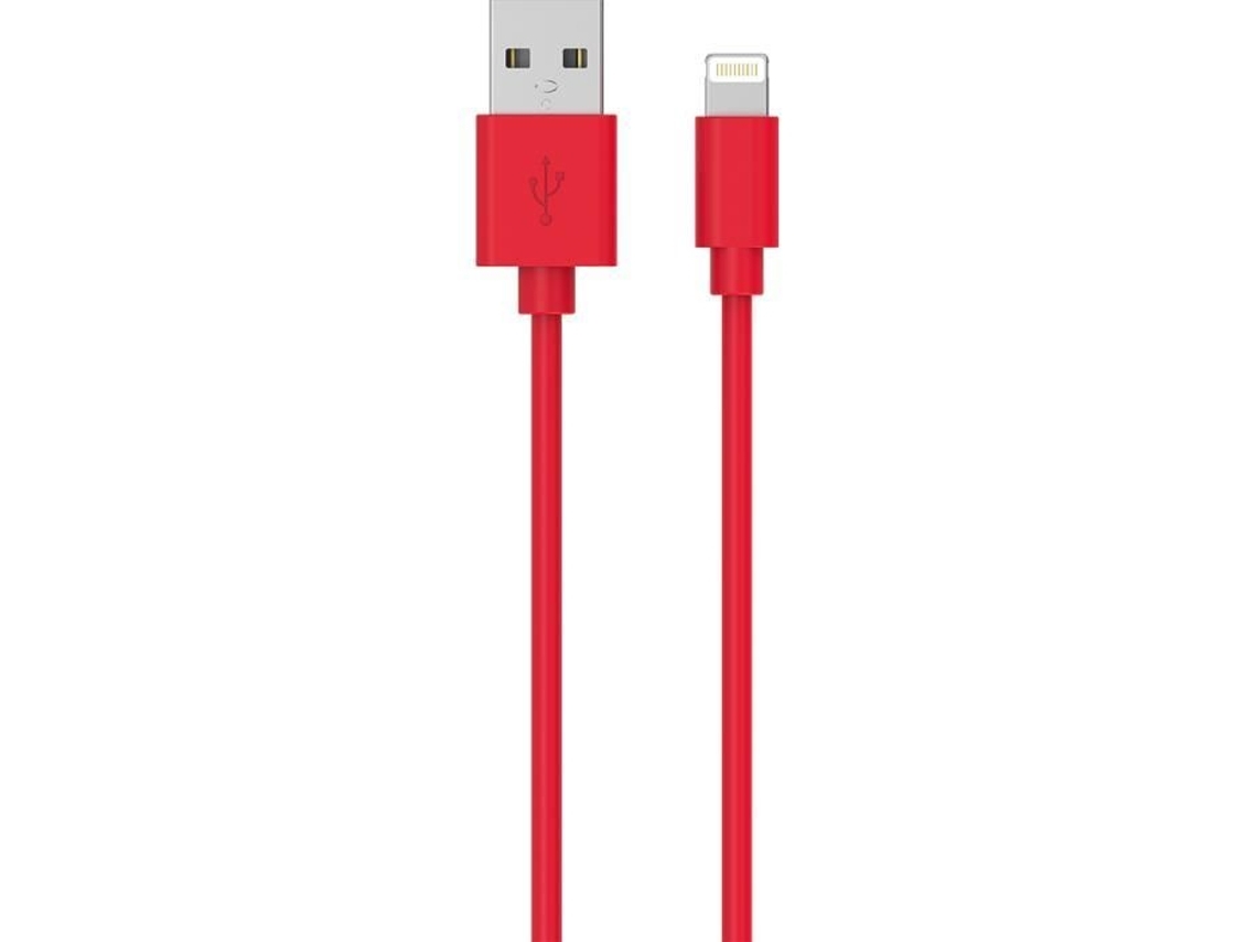 Cabo Para Iphone Carrmento  Usb/usb 1m - Vermelho*