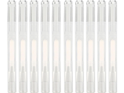 Conjunto De Canetas Transparentes Vazias De 3 Ml, Fáceis De Usar, Com Pincel De Plástico Branco.