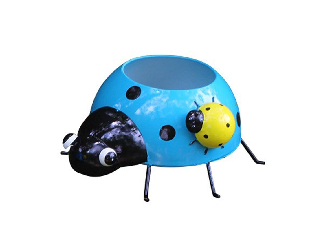 Eoocoo Simulation Ladybug Ornament (iron Material, Seven-spot Ladybug Design)