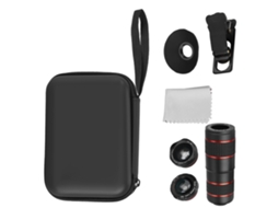 Kit de Lentes para Celular LAXISCREED 12x Zoom Fish eye