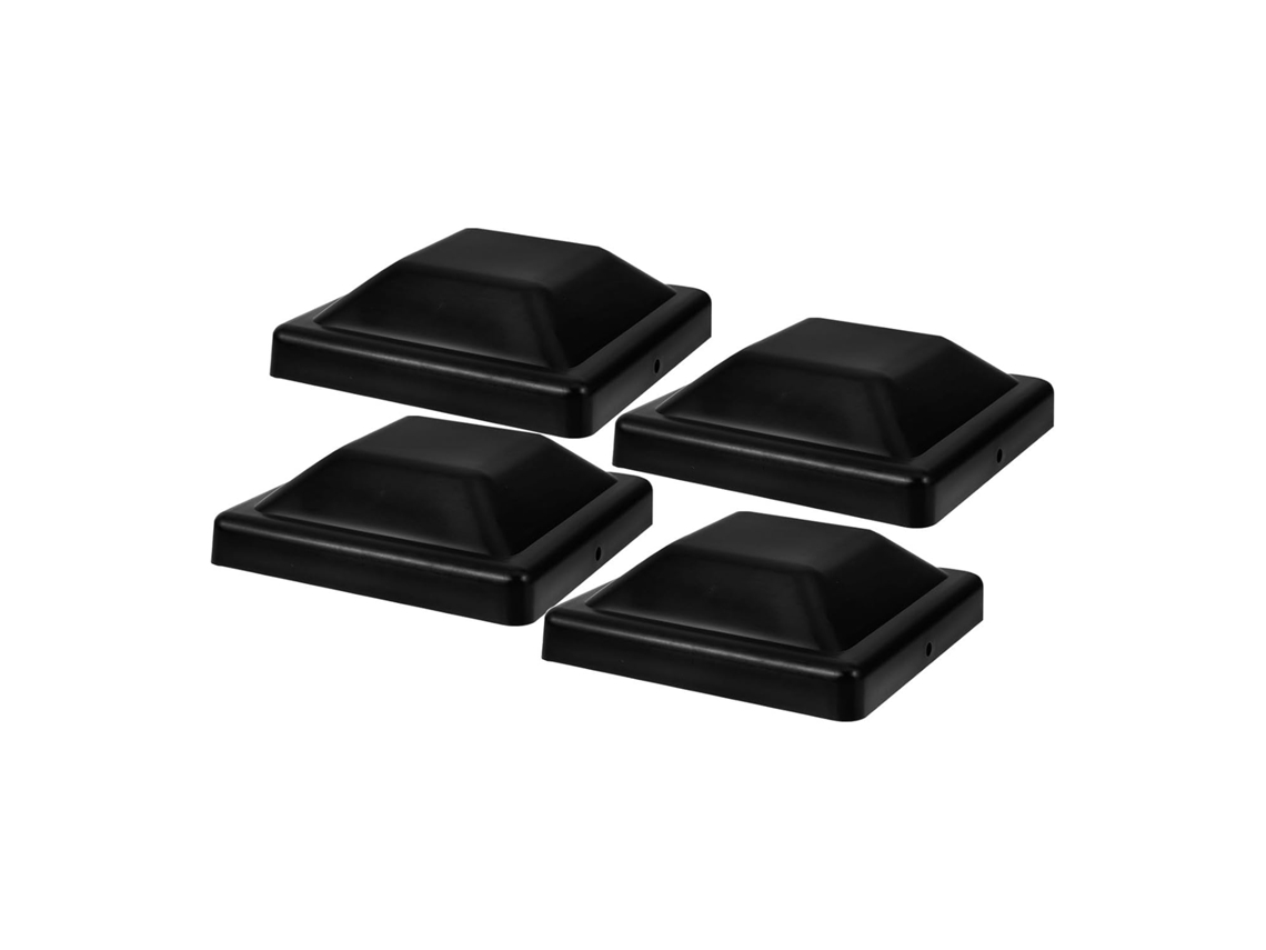 Inoomp Tampas para Postes de Cerca, Plástico, 4 Peças, Tampas de Cobertura de 10 Cm,s Às Intempéries para Postes CHABERLU