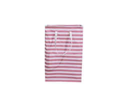 Cesto de roupa duplo à prova d'água Slowmoose 72L com listras brancas