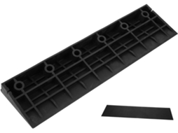 Rampa De Borracha Nuobesty Para Robô Aspirador, 50x13,5x5 Cm, Antiderrapante, Para Soleiras Internas, Para Casa E