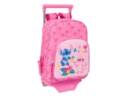Mochila Escolar Lilo Stitch Chill (poliéster 300d menta)
