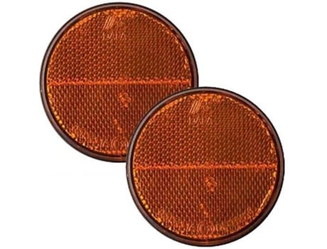 Refletores PÉRALINE  (Laranja - 9 x 9 x 0,5 cm)