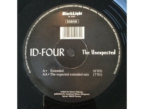 Vinil The Unexpected Blacklight