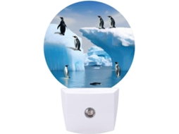 Luz Noturna Led Com Sensor, Luz Noturna Branca Quente Suave Banheiro, Quarto, Cozinha, Redonda
