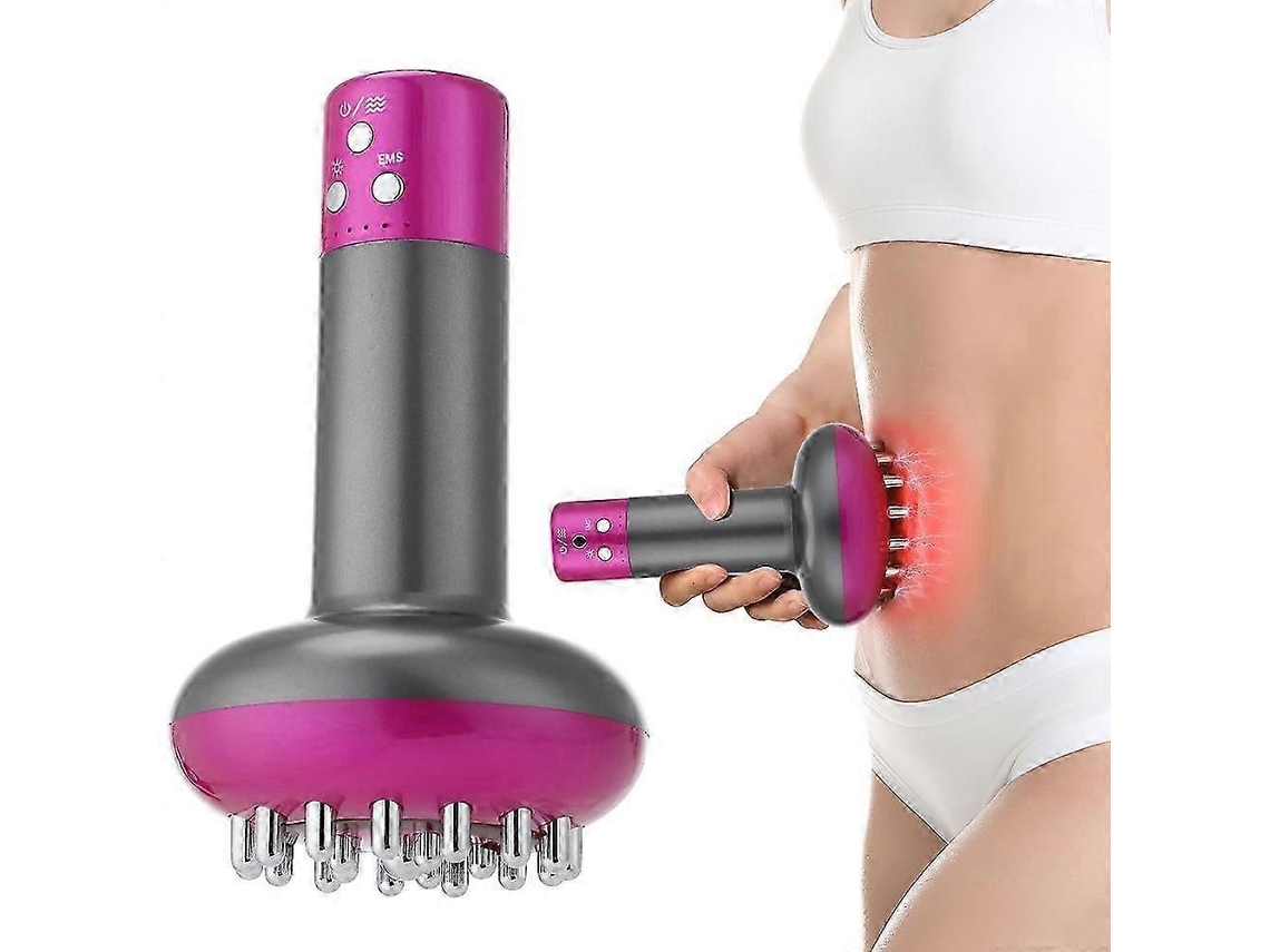 Aparelho De Raspagem Elétrica, Ventosaterapia Linfática E Gua Sha Com Microcorrente Para Massagem, Emagrecimento Relaxamento Corporal, Estimula