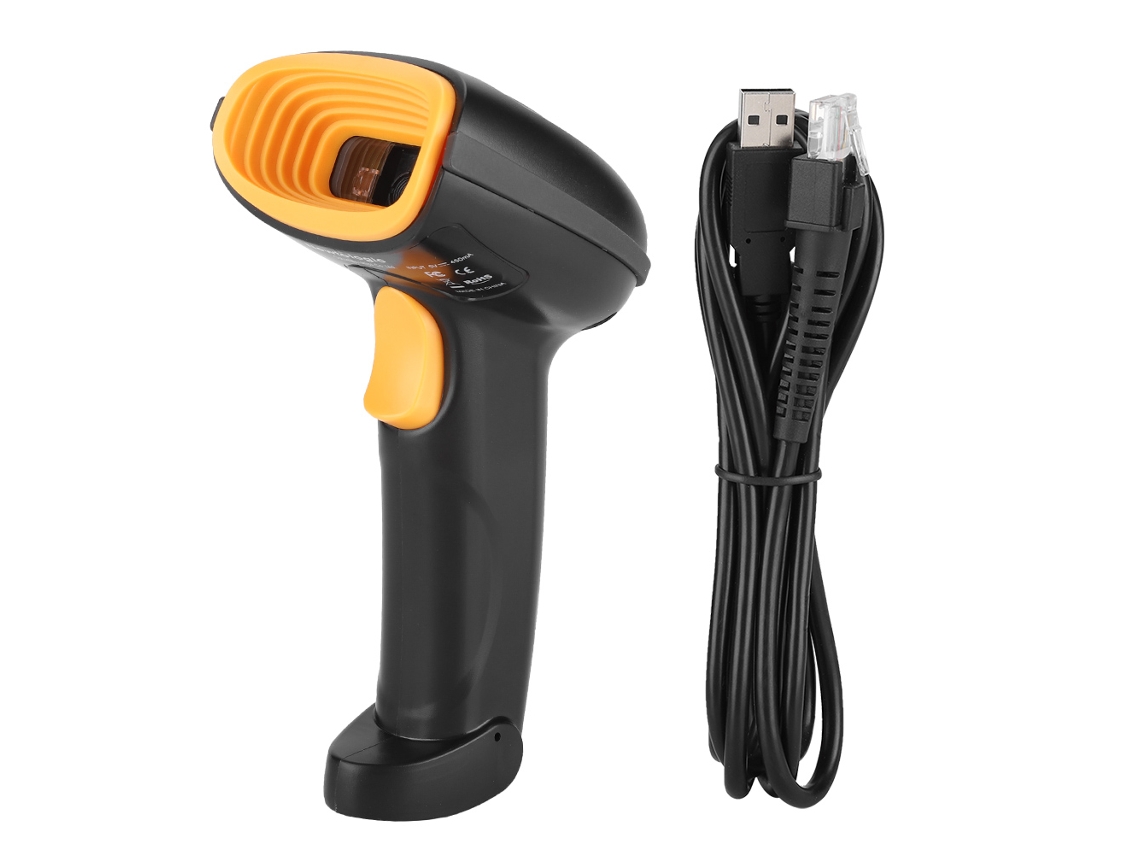 Scanner Neut Lf1930 Com Fio, Lê Códigos 1d E 2d, Cor Preta.