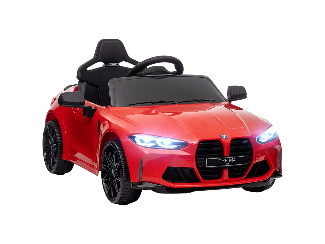M4 Elétrico, Som E Luz, 3-5km/h, Controle, 3-5 Anos, Vermelho