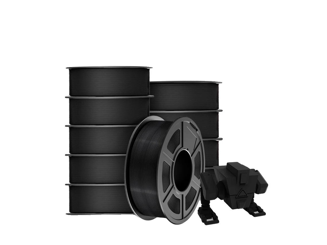Filamento Para Impressora 3d, Alta Resistãªncia, Desempenho Sem Entupimentos, Plaplus-preto 11kg